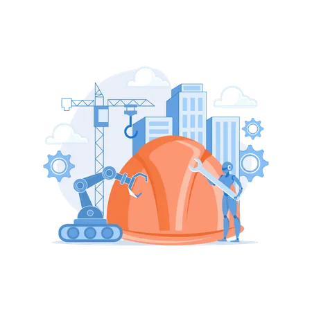 Construction robotique  Illustration