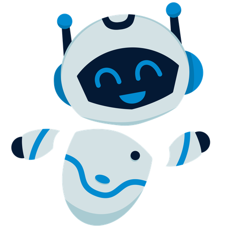 Des robots mignons qui dansent  Illustration