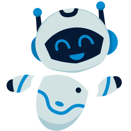 Des robots mignons qui dansent  Illustration