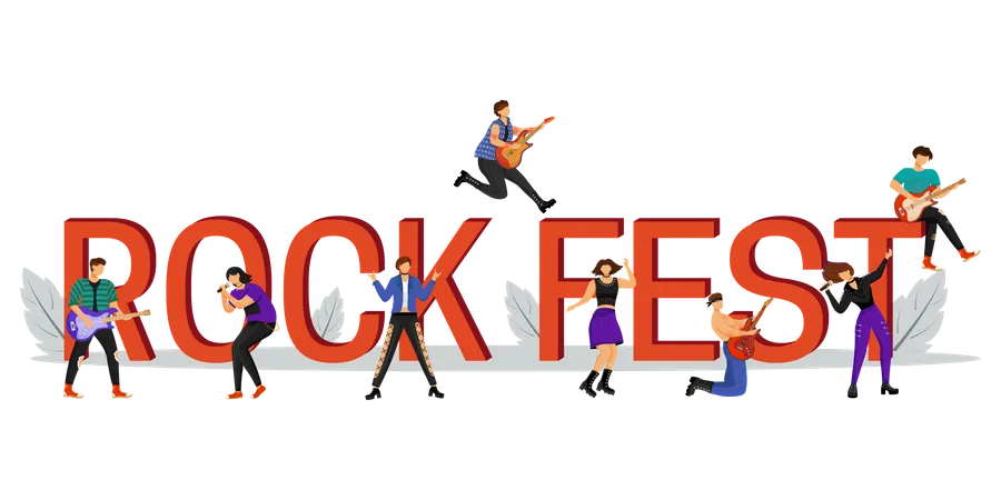 Rock fest  Illustration