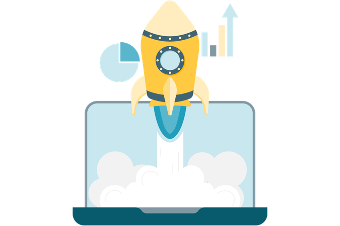 Rocket launch  Illustration