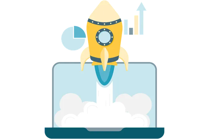 Rocket launch  Illustration