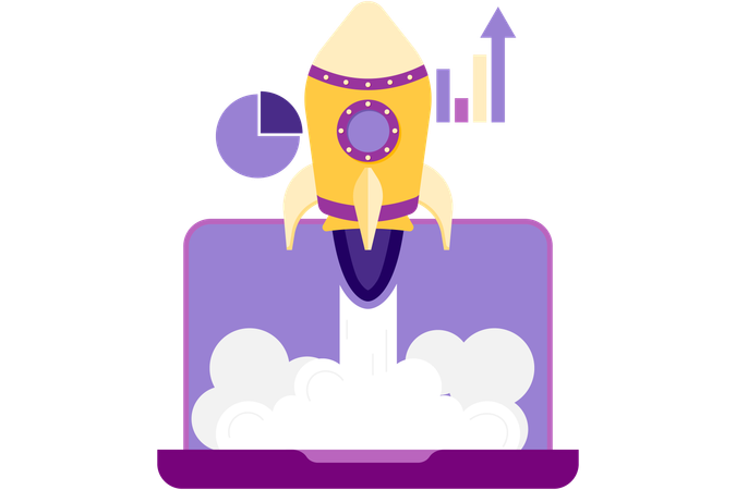 Rocket launch  Illustration