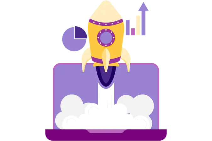 Rocket launch  Illustration