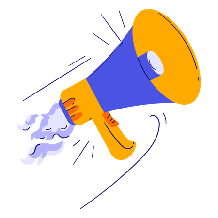 Rocket marketing  Illustration