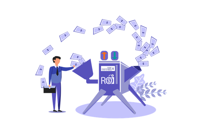 ROI Marketing Illustration