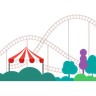 roller coaster illustration free download