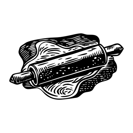 Rolling Dough  Illustration