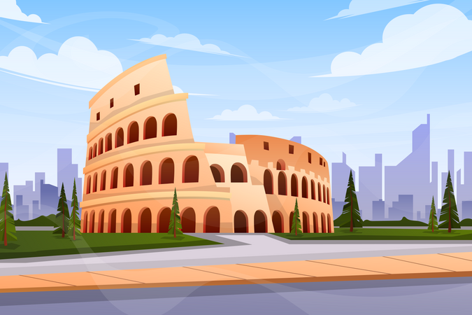 Roman Colosseum Design Assets - Free Download in SVG, PNG, BLEND, GIF ...