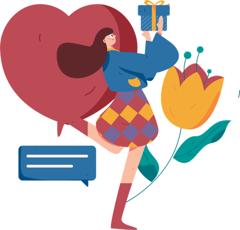 Romance de la Saint-Valentin  Illustration