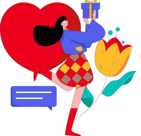 Romance de la Saint-Valentin  Illustration