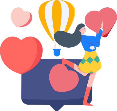 Romance de la Saint-Valentin  Illustration