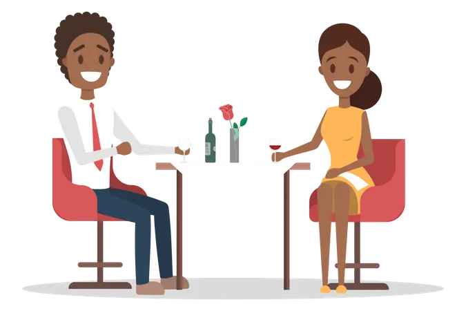 Romantic Date Illustration