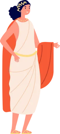 Reine de la Rome antique  Illustration
