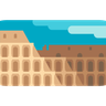 illustrations for rome colosseum