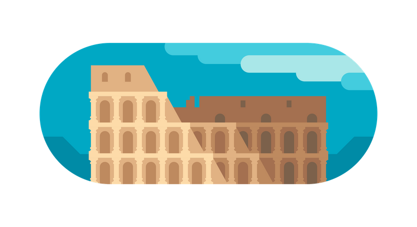 Rome colosseum  Illustration