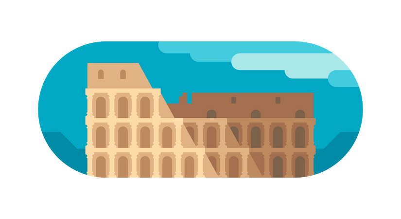 Rome colosseum  Illustration