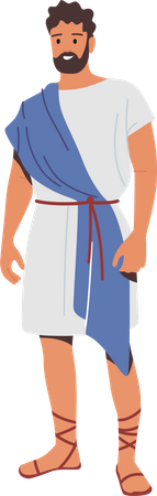 Römer im historischen Kostüm  Illustration