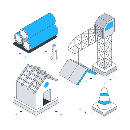 Roofing  Illustration