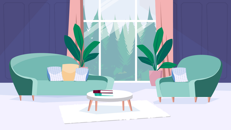 Room interior  Illustration