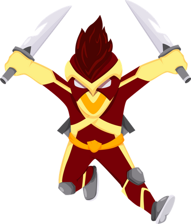 Ropa de superheroe Ilustración