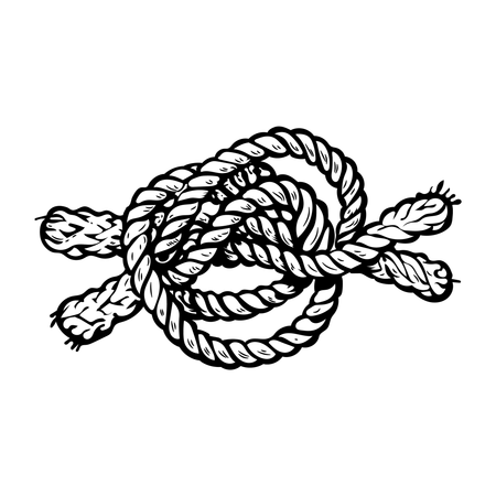 Rope knot  Illustration