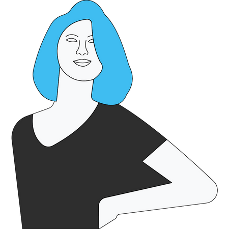 Rosto feminino  Illustration