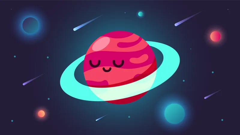Roter Planet  Illustration