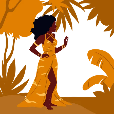 Roupas africanas  Illustration