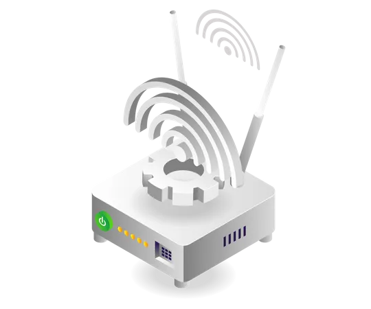 Routeur pour signal wifi  Illustration