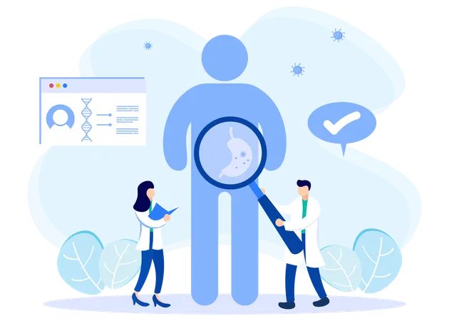 Routine Health Check  Illustration