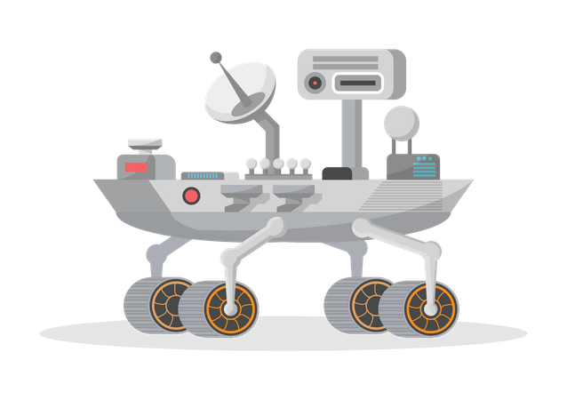 Rover Lunar  Ilustração