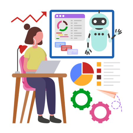 RPA Dashboard Monitoring  Illustration