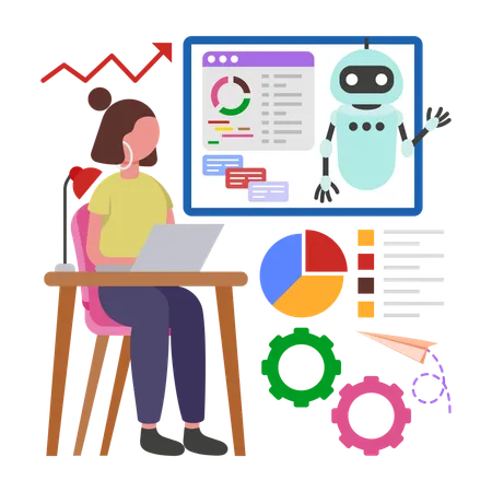 RPA Dashboard Monitoring  Illustration
