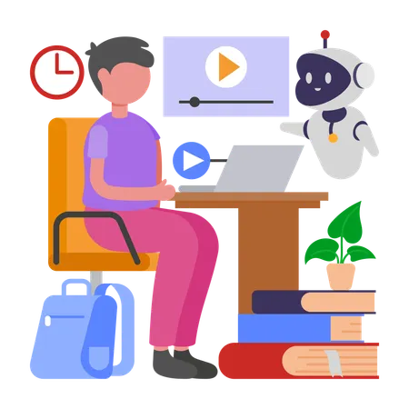 RPA in Education  Illustration