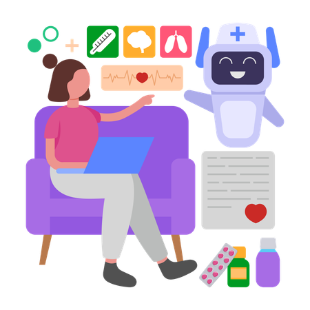 RPA in Healthcare  Illustration