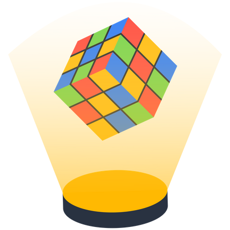 Rubik cube solver  Illustration