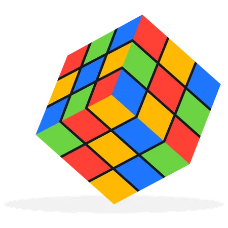 Solveur de rubik cube  Illustration