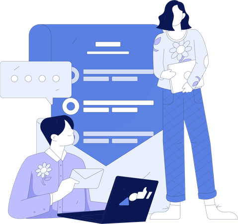 Rückmeldungsergebniss  Illustration