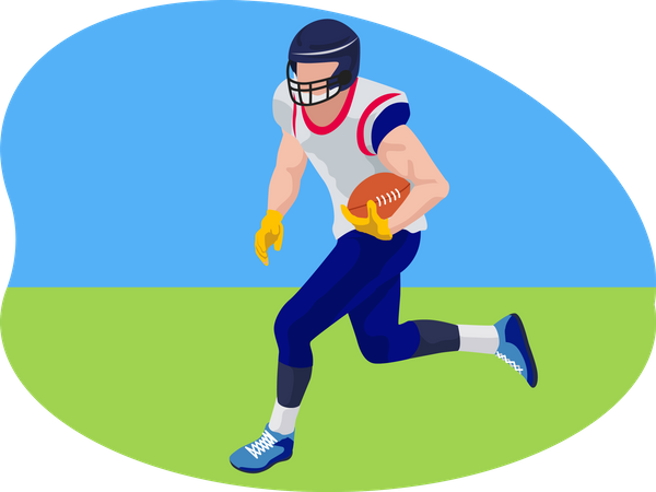 Rugby football  Illustration