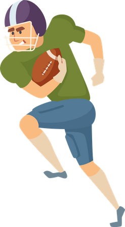 Rugby player  Illustration