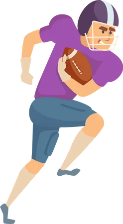 Rugby player  Illustration