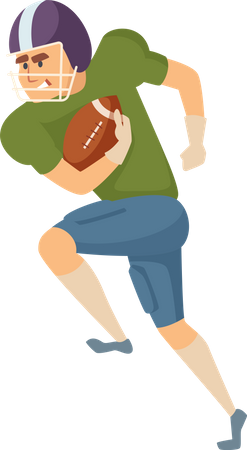 Rugby Spieler  Illustration