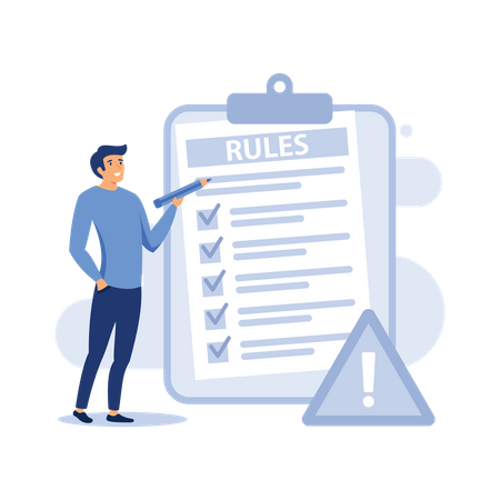 Rules and regulations Illustration