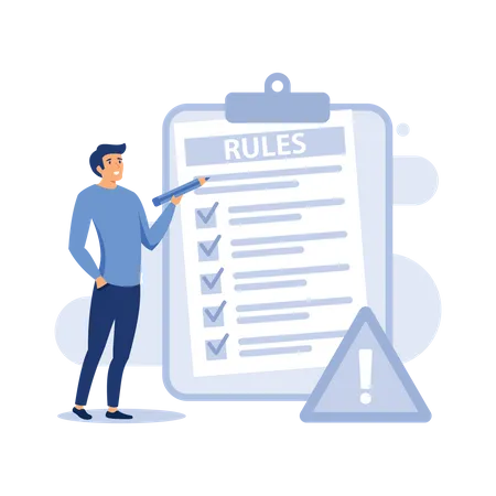 Rules and regulations Illustration