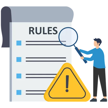 Rules And Regulations  Illustration