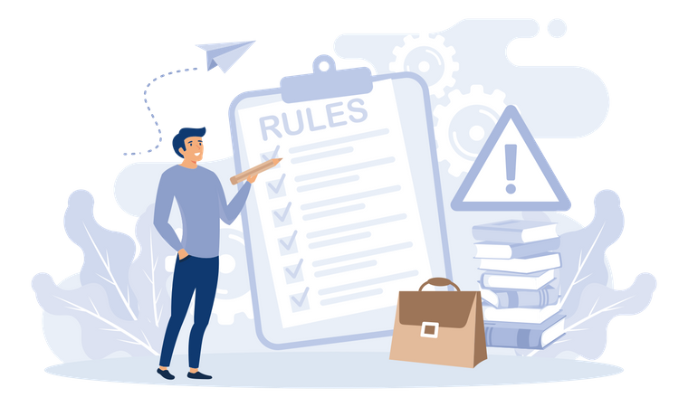 Rules and regulations  Illustration