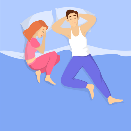 Rules of healthy sleep Illustration