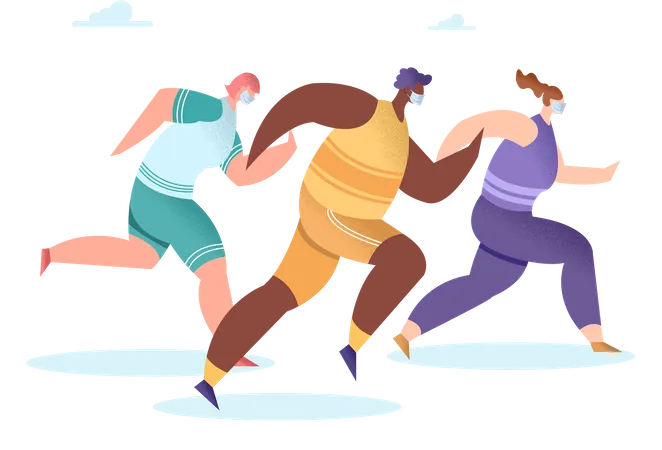 Runners  Illustration
