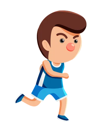 Running competition  Illustration